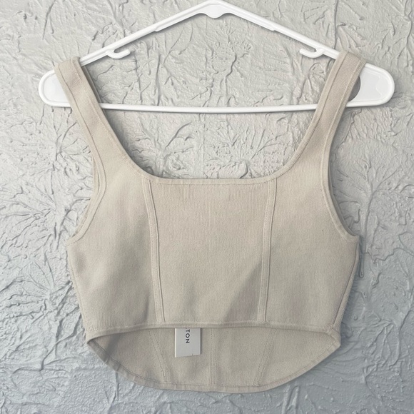 Babaton NEW with Tag Sculpt Knit Bustier Tank Size Medium - Picture 2 of 3